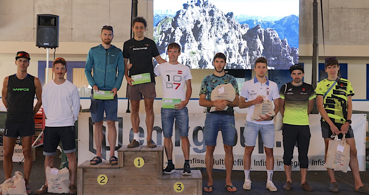 podio maschile trail dolomiti fornidisopra 2025 podio maschile trail dolomiti fornidisopra 2025
